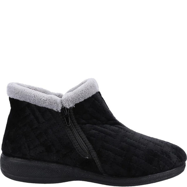 Black - Side - Fleet & Foster Womens-Ladies Perendale Boots