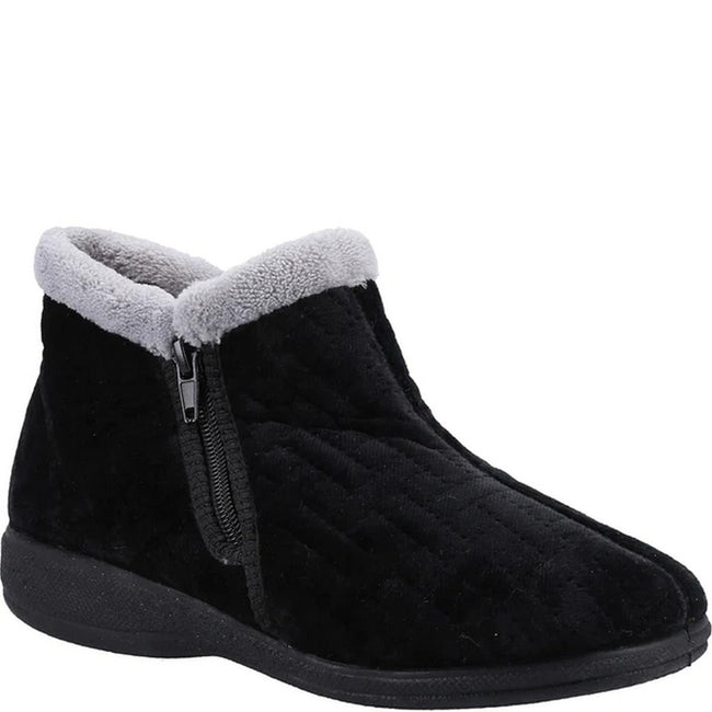 Black - Front - Fleet & Foster Womens-Ladies Perendale Boots