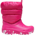Pink - Pack Shot - Crocs Childrens-Kids Classic Neo Puff Boots