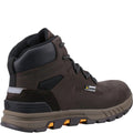 Brown - Back - Amblers Mens AS261 Crane Grain Leather Safety Boots