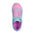 Turquoise-Multicoloured - Pack Shot - Skechers Girls Jumpsters 2.0 - Blurred Dreams Trainers