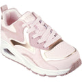Light Pink-Multicoloured - Front - Skechers Girls Uno Gen1 - Color Surge Trainers
