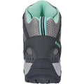 Charcoal-Graphite-Cool Grey - Back - Hi-Tec Womens-Ladies Jaguar Mid Cut Walking Boots