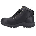 Black - Side - Caterpillar Womens-Ladies Mae Grain Leather Safety Boots