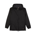 Black - Front - Dickies Mens Hooded Nylon Fleece Lined Jacket