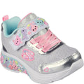Silver-Multicoloured - Front - Skechers Girls My Dreamers Trainers