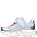 Silver-Multicoloured - Back - Skechers Girls My Dreamers Trainers