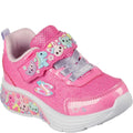 Pink-Multicoloured - Front - Skechers Girls My Dreamers Trainers