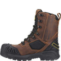 Brown - Side - Amblers Mens Detonate Grain Leather Safety Boots