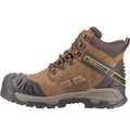 Brown - Side - Amblers Mens Quarry Grain Leather Safety Boots