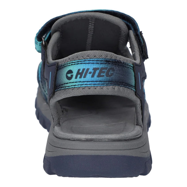 Navy-Grey-Blue - Back - Hi-Tec Boys Jack Sandals