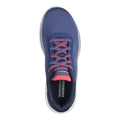 Navy-Coral - Lifestyle - Skechers Womens-Ladies GO WALK 7 - Cosmic Waves Trainers