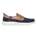Navy - Back - Skechers Womens-Ladies On The Go Flex Palmilla Boat Shoes