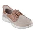 Taupe - Back - Skechers Womens-Ladies On The Go Flex Palmilla Boat Shoes