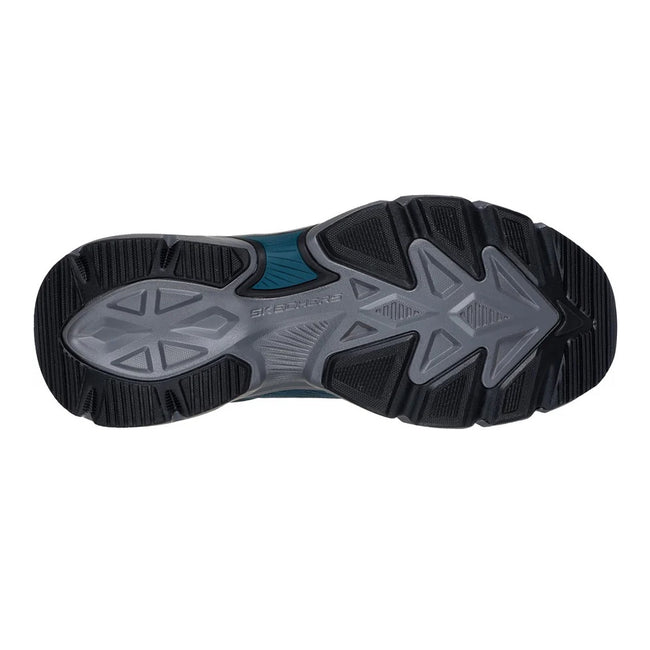 Teal-Black - Pack Shot - Skechers Mens Ventura Skech-Air Trainers