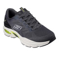 Charcoal-Lime - Front - Skechers Mens Ventura Skech-Air Trainers