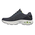 Charcoal-Lime - Back - Skechers Mens Ventura Skech-Air Trainers