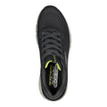 Charcoal-Lime - Lifestyle - Skechers Mens Ventura Skech-Air Trainers