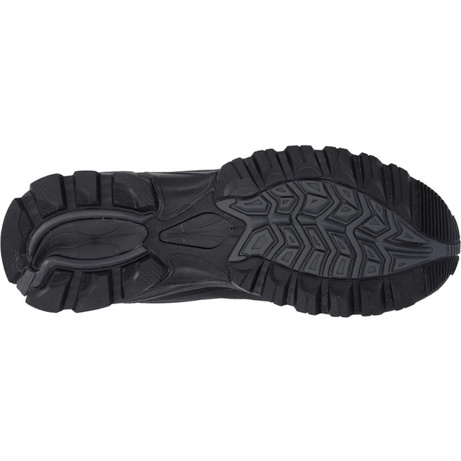 Black-Carbon Grey - Pack Shot - Hi-Tec Mens Jackdaw Waterproof Mid Cut Boots