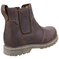Brown Crazy Horse - Back - Amblers Abingdon Casual Leather Dealer Boot - Mens Boots
