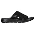 Black - Side - Skechers Womens-Ladies Go Walk Flex Sandals
