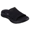Black - Front - Skechers Womens-Ladies Go Walk Flex Sandals