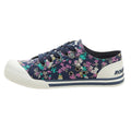 Navy - Side - Rocket Dog Womens-Ladies Jazzin Trainers