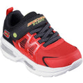 Red-Black - Front - Skechers Boys S Lights: Prismatrons Trainers
