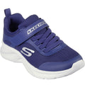 Navy - Front - Skechers Girls Dynamatic Trainers