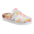 Pastel-Multicoloured - Front - Rocket Dog Womens-Ladies Abelplus Tucker Tie Dye Mules