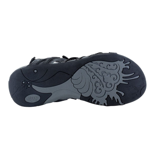 Black-Charcoal - Back - Hi-Tec Womens-Ladies Savanna II Sandals
