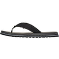 Black - Back - Skechers Mens Tantric Fritz Flip Flops