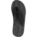 Black - Side - Skechers Mens Tantric Fritz Flip Flops