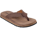 Brown - Front - Skechers Mens Tantric Fritz Flip Flops