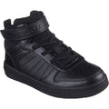 Black - Front - Skechers Childrens-Kids Smooth Street - Vorrez Shoes