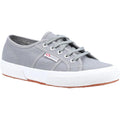 Grey-Sage - Front - Superga Womens-Ladies 2750 Cotu Classic Trainers