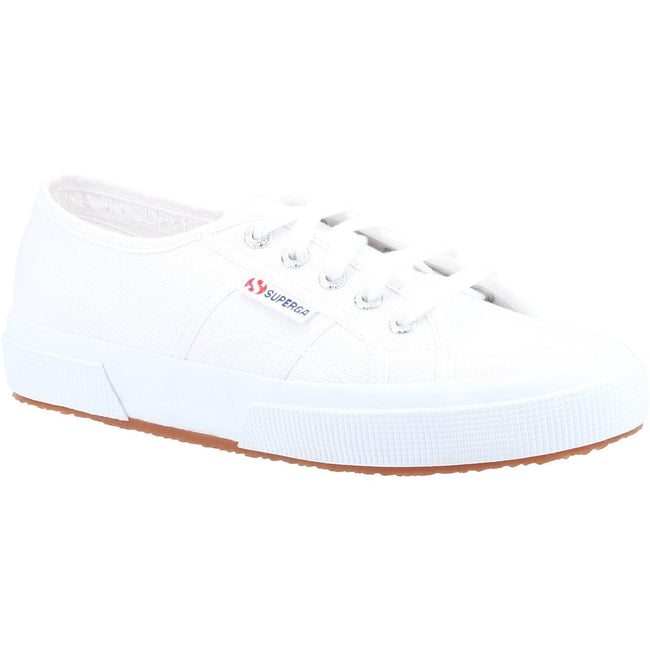 White - Front - Superga Womens-Ladies 2750 Cotu Classic Trainers