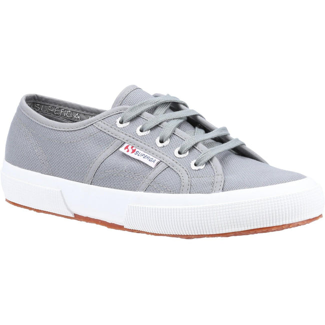 Grey Sage - Front - Superga Womens-Ladies 2750 Cotu Classic Trainers