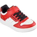 Red-White - Front - Skechers Boys Quick Street - Vorton Trainers
