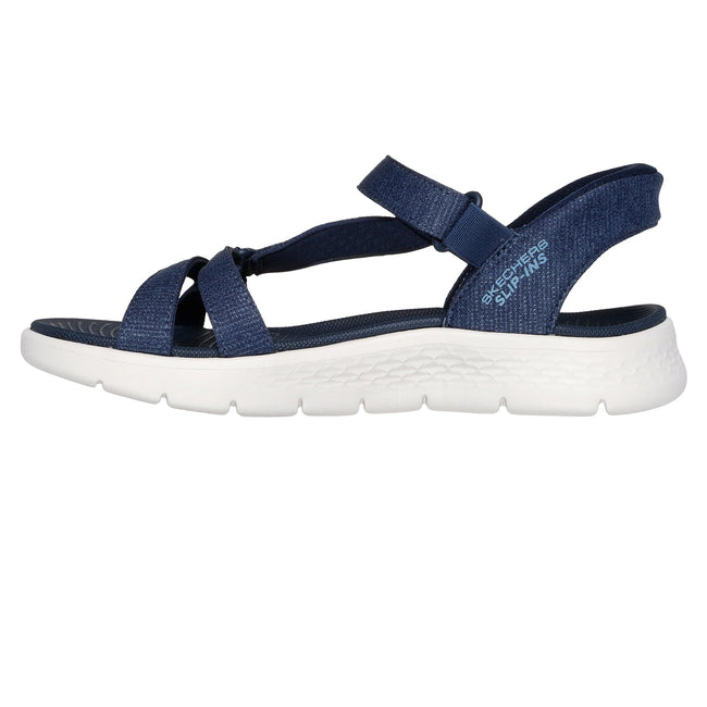 Navy - Back - Skechers Womens-Ladies Go Walk Flex Sublime Sandals
