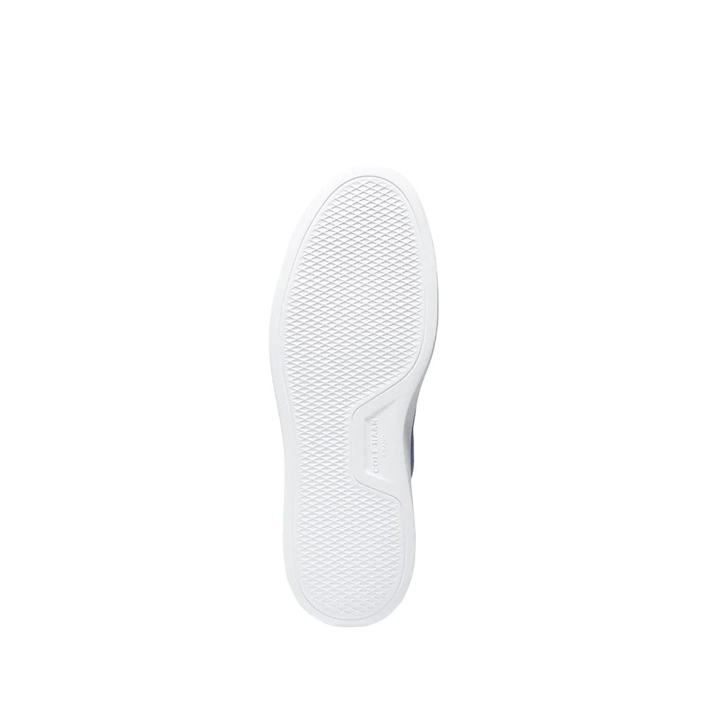 Insignia Blue-Optic White - Lifestyle - Cole Haan Mens GrandPro Rally Canvas Court Trainers