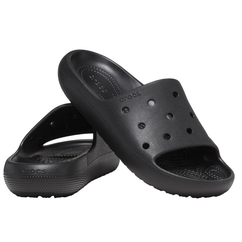 Black - Lifestyle - Crocs Unisex Adult Classic Sliders