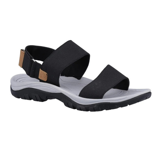 Black - Front - Cotswold Womens-Ladies Alcester Sandals