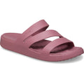 Cassis - Front - Crocs Womens-Ladies Getaway Strappy Mules