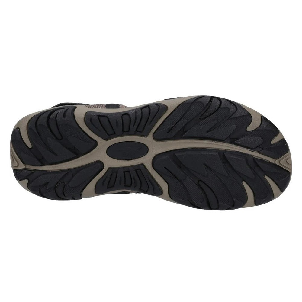 Dark Taupe-Light Taupe - Lifestyle - Hi-Tec Mens Crater Sandals