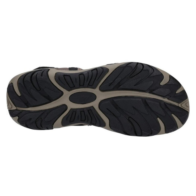 Dark Taupe-Light Taupe - Lifestyle - Hi-Tec Mens Crater Sandals