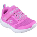 Pink-Aqua - Front - Skechers Girls Venice Cruise Dyna-Lite Trainers