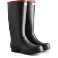 Black - Front - Hunter Unisex Adult Argyll Knee-High Wellington Boots