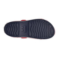 Navy-Varsity Red - Close up - Crocs Childrens-Kids Crocband Play Sandals