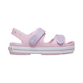 Ballerina Pink-Lavender - Front - Crocs Childrens-Kids Crocband Play Sandals